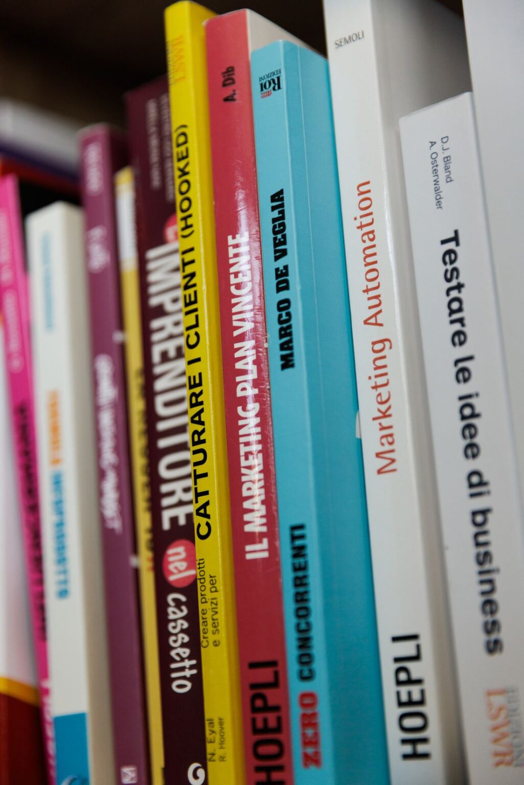 Libri di marketing e automazione nella libreria di Smarthink